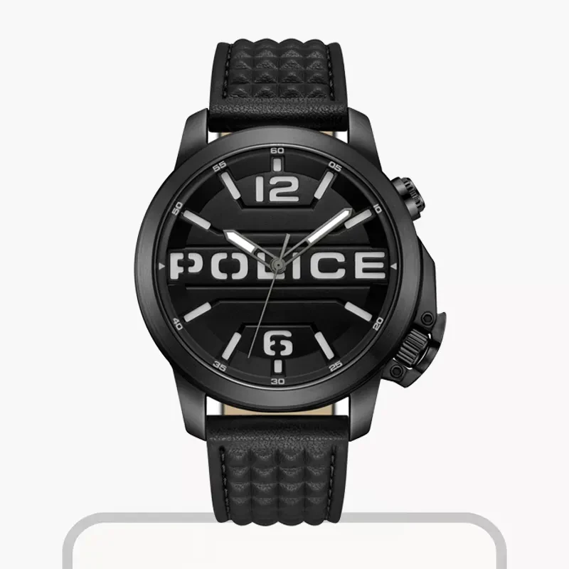 Police Automated Black Dial Men's Watch- PEWJD0021701